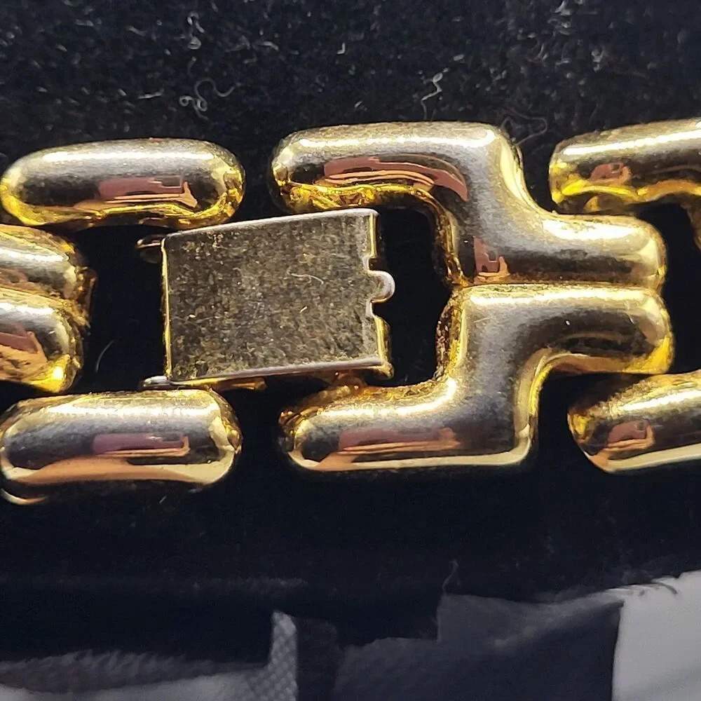 Vintage 80s Thick Gold Chain 18in